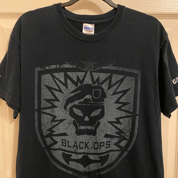 Call Of Duty Black Ops GameStop PreOrder Promo Retro 2010 Gamer COD Tee - Picture 5 of 7